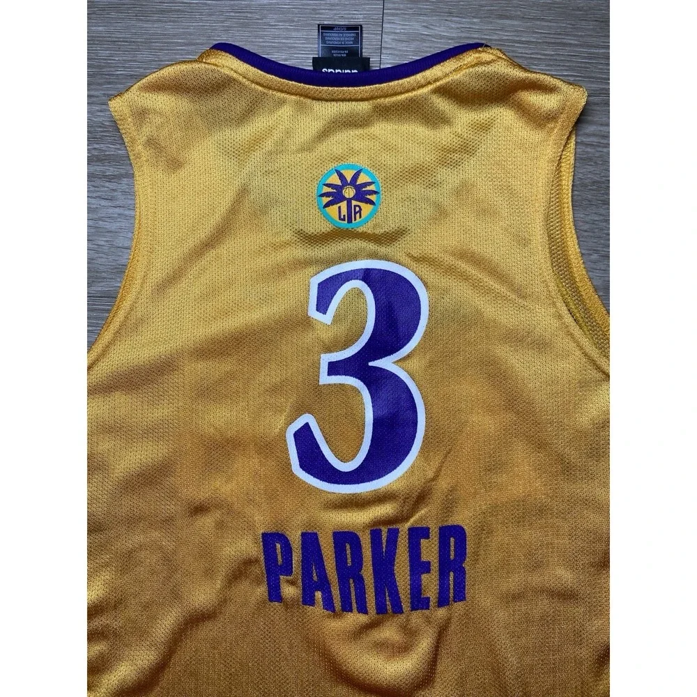 Authentic Y2K Adidas WNBA Los Angeles Sparks Candace Parker Jersey Size SMALL